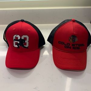 2 Chicago Blackhawks SnapBack Hats